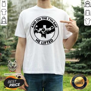 Bored Jesus And On The 7th Day He Lifted Shirt