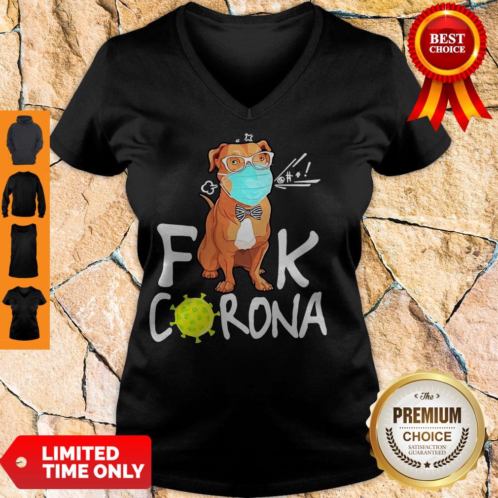 Premium Pitbull 2020 Quarantined Corona Shirt
