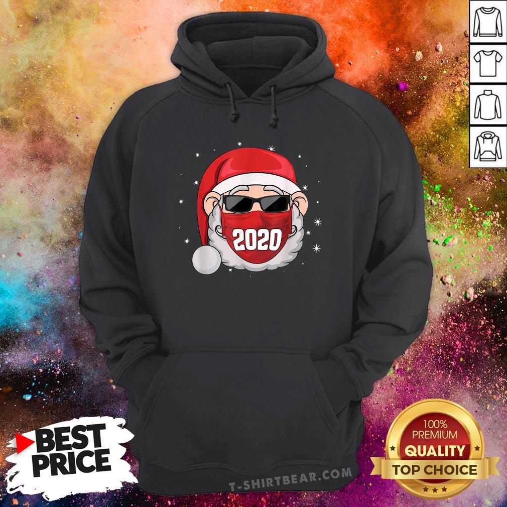 Top Santa With Face Mask Christmas 2020 Xmas Shirt
