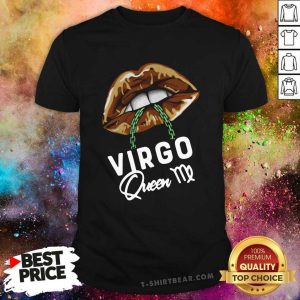 Great Virgo Queen Lips Sexy Black Afro Queen September Shirt
