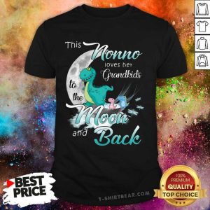 Hot Dinosaurs This Nono Loves Her Grandkids Moon And Back Shirt