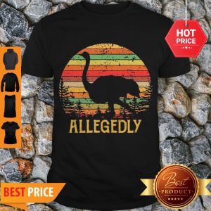 Pretty Vintage Sunset Allegedly Ostrich Shirt