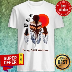 Every Child Matters Mom And Daughters Feather Shirt
