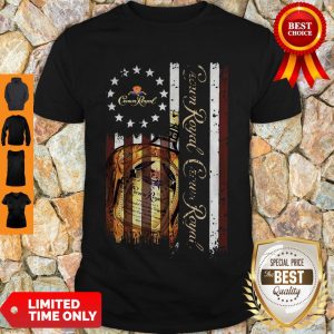 Top Crown Royal American Flag 4th Of July Shirt