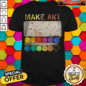Premium Make Art Artist Painting Shirt