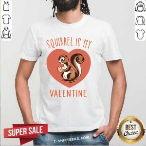 Nice Squirrel Is My Valentine Heart 2021 T-Shirt
