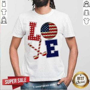 Golf Love American Flag Shirt