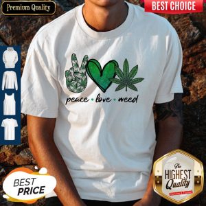Nice Peace Love Weed Diamond Shirt