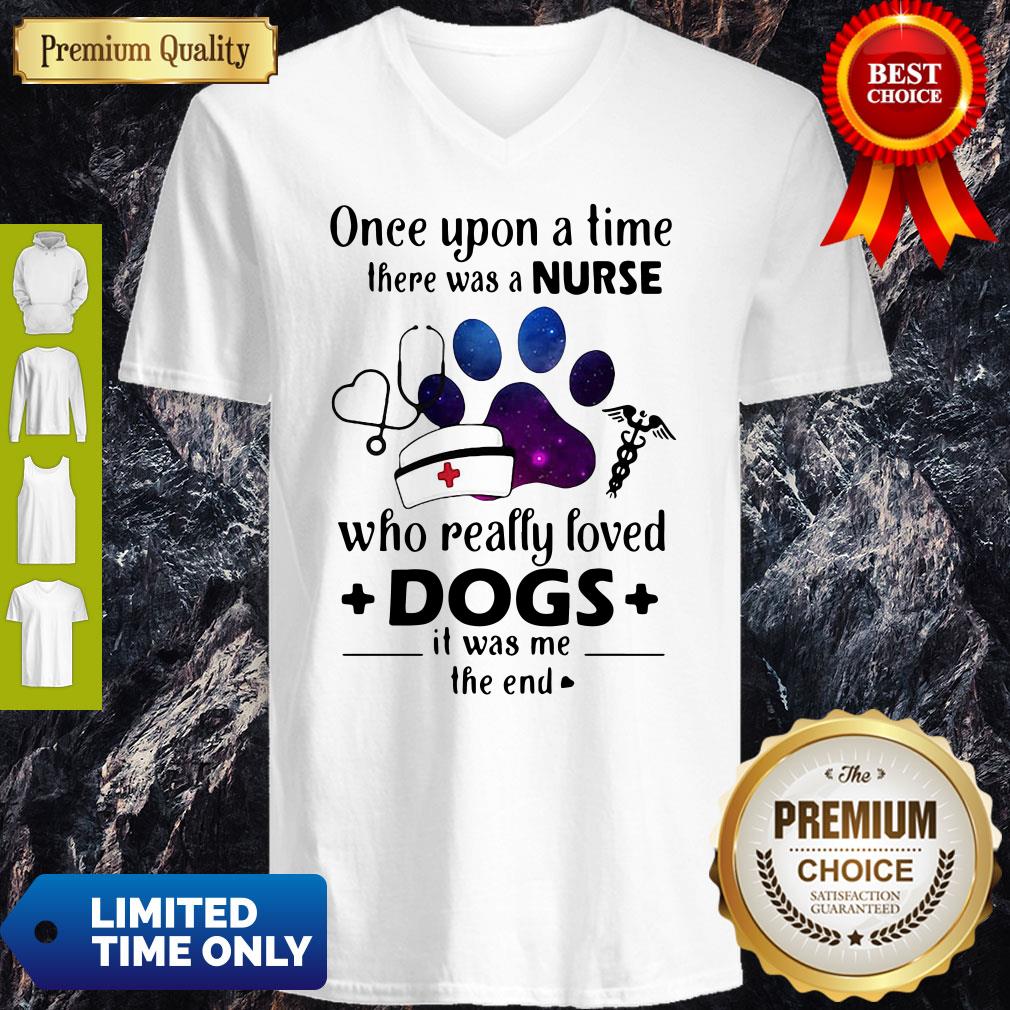 Once Upon A Time There Was Nurse Who Really Loved Dogs Shirt