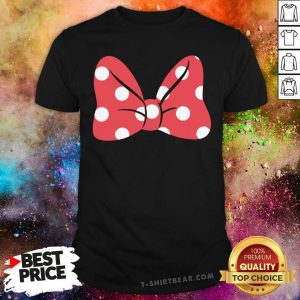 Cute Minie Mouse Bow Tie Shirt