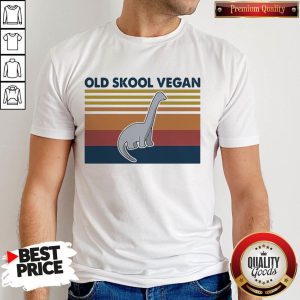Pretty Old Skool Vegan Vintage Retro Shirt
