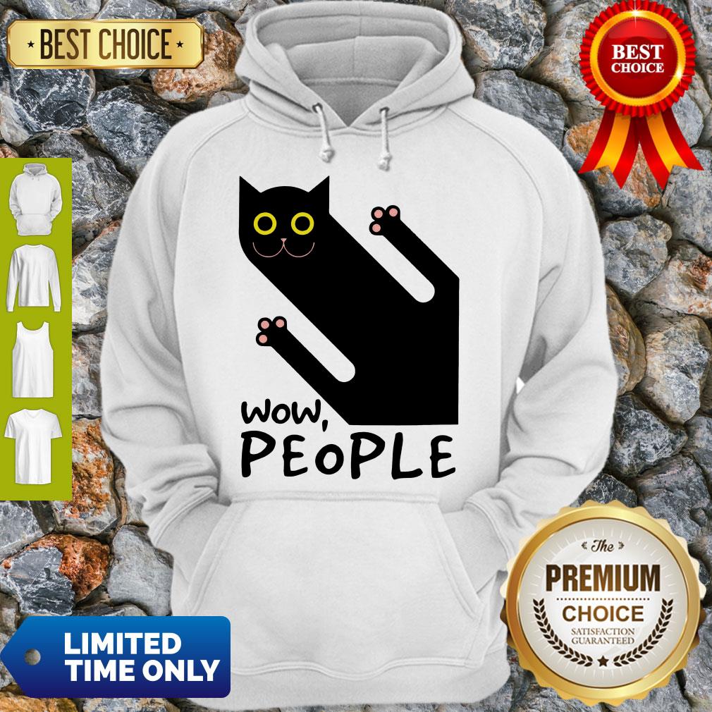 Official Black Cat Wow People Shirt