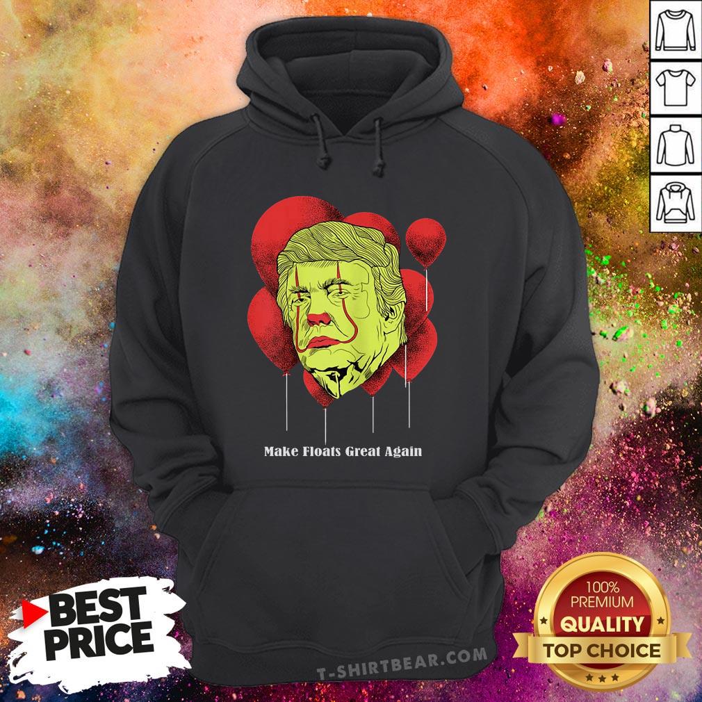 Funny Pennywise Donald Trump Make Floats Great Again Shirt