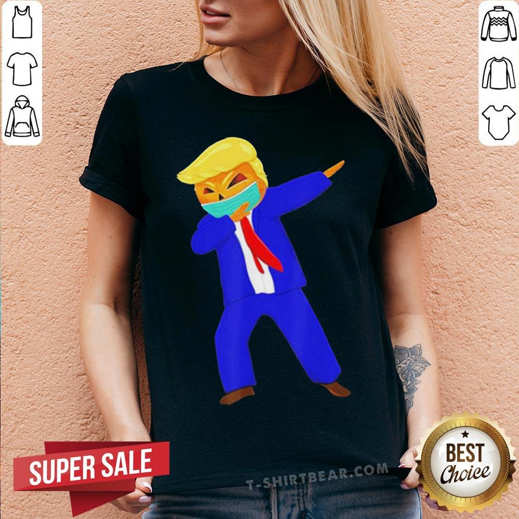 Cute Trumpkin Mask Donald Trump Halloween Shirt