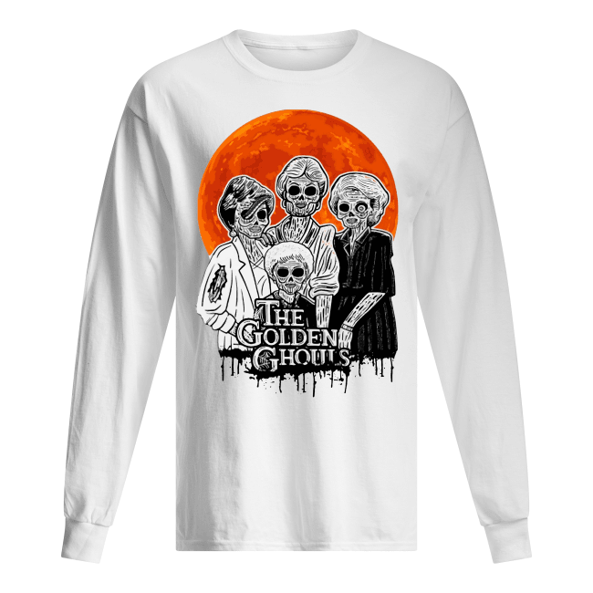 The-Golden-Ghouls-Halloween-moon-t-shirt-men-s-long-sleeved-t-shirt-white-front.png