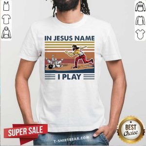 Premium Bowling In Jesus Name I Play Vintage Retro Shirt