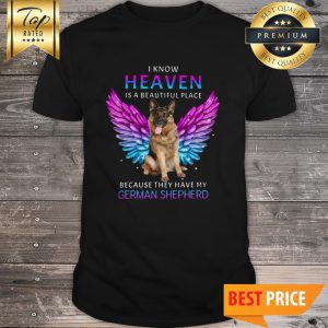 Heaven Old German Shepherd Dog Shirt