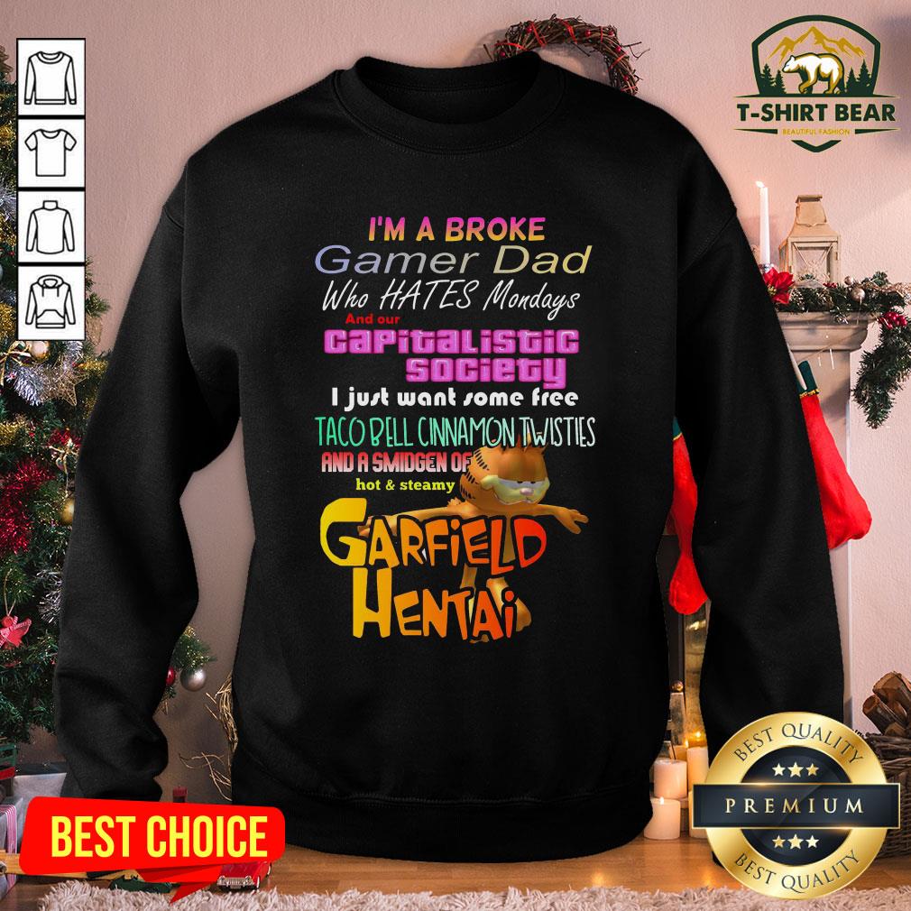 Cool I’m A Broke Gamer Dad Who Hates Mondays And Our Capitalist Society Shirt