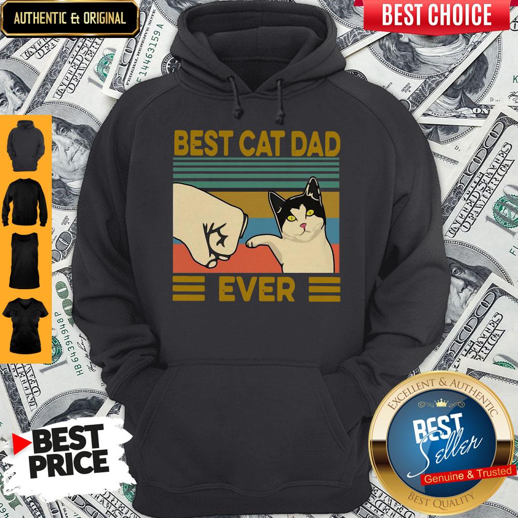Vintage Best Cat Dad Ever Shirt
