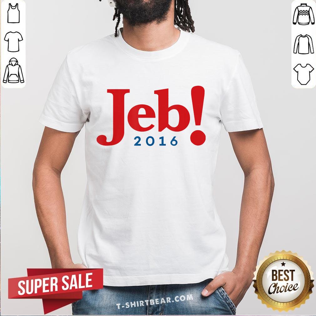 Colorful Jeb Bush For President 2016 Shirt