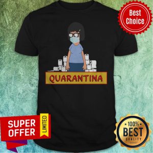Premium Tina Belcher Face Mask Toilet Paper Quarantina Shirt