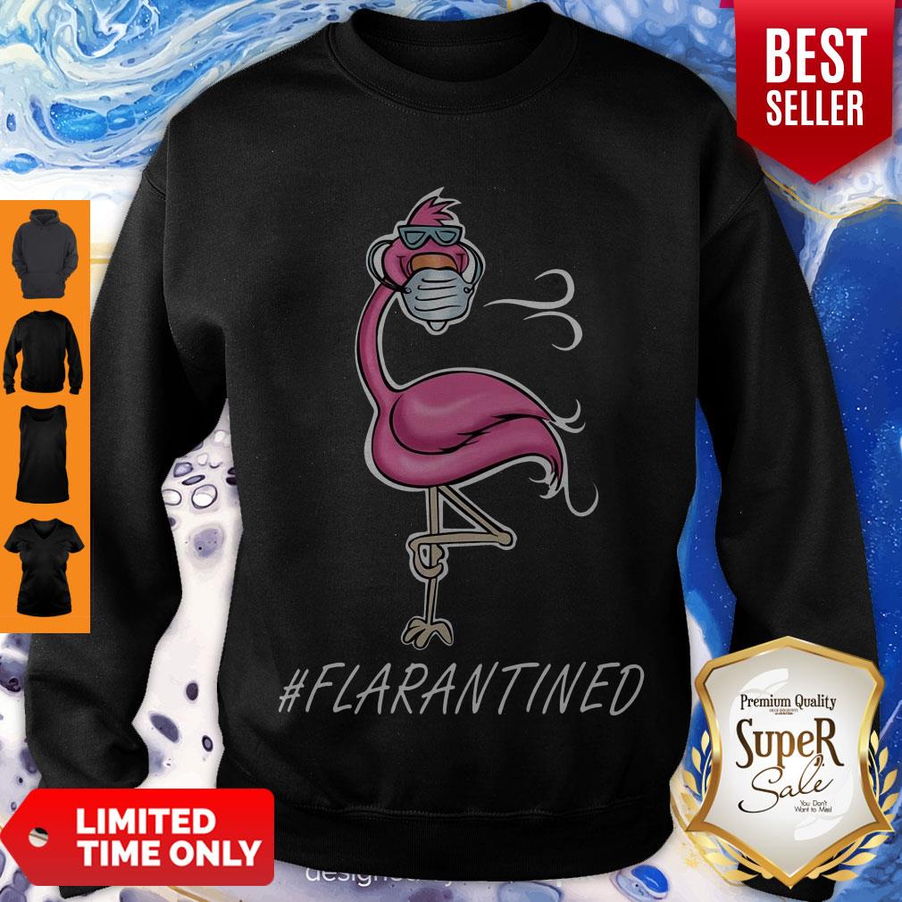 Awesome Flamingo Quarantined Flarantined Coronavirus Shirt