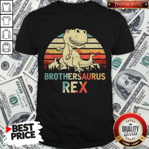 Vintage Brothersaurus Rex Dinosaur Father’s Day Shirt