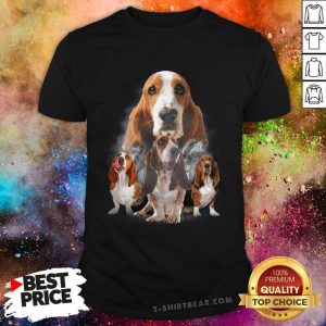 Premium Basset Hounds Smoke Happy 2021 Shirt