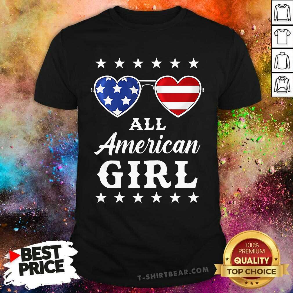 All American Girl Heart Glass Shirt
