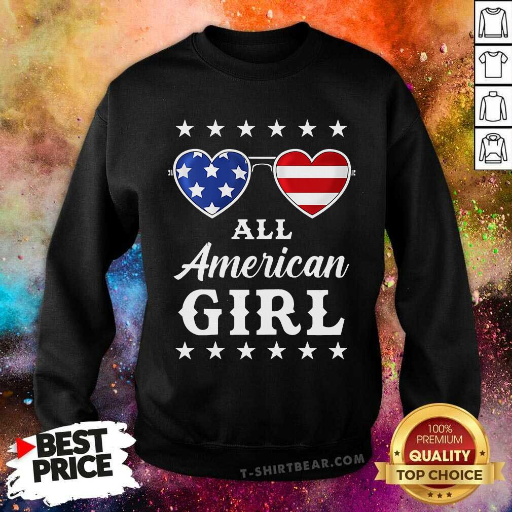 All American Girl Heart Glass Shirt