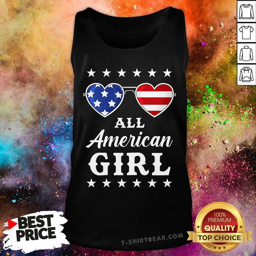 All American Girl Heart Glass Shirt