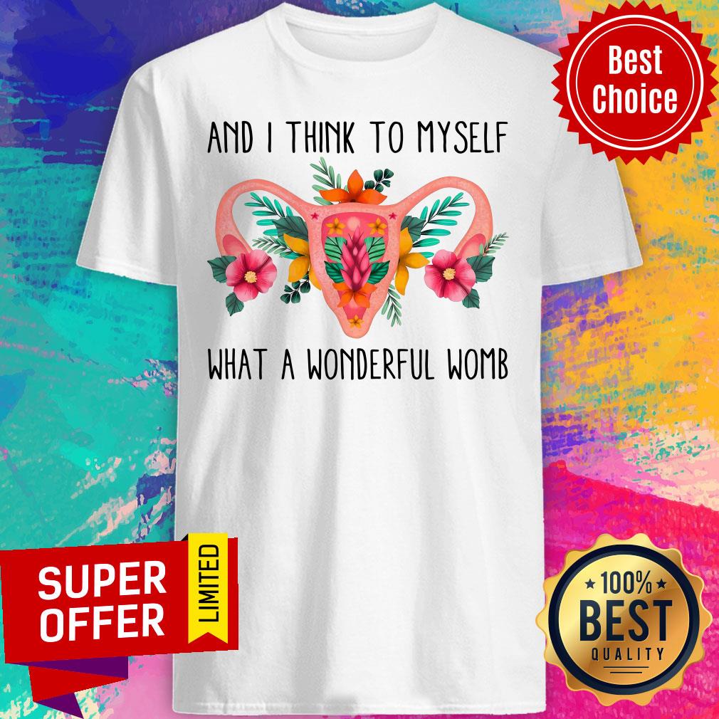 And I Think To Myself What A Wonderful Womb Shirtq