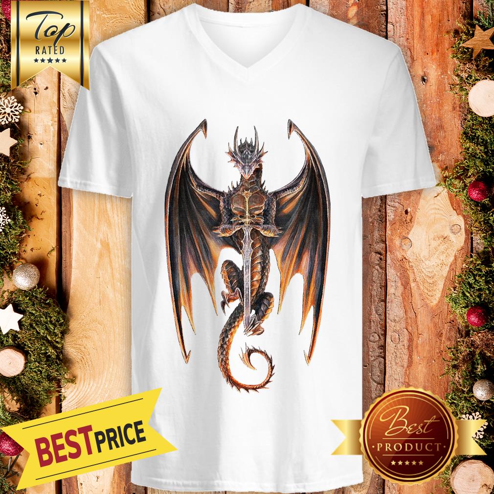 Anne Stokes Dragon Warrior Canvas Shirt