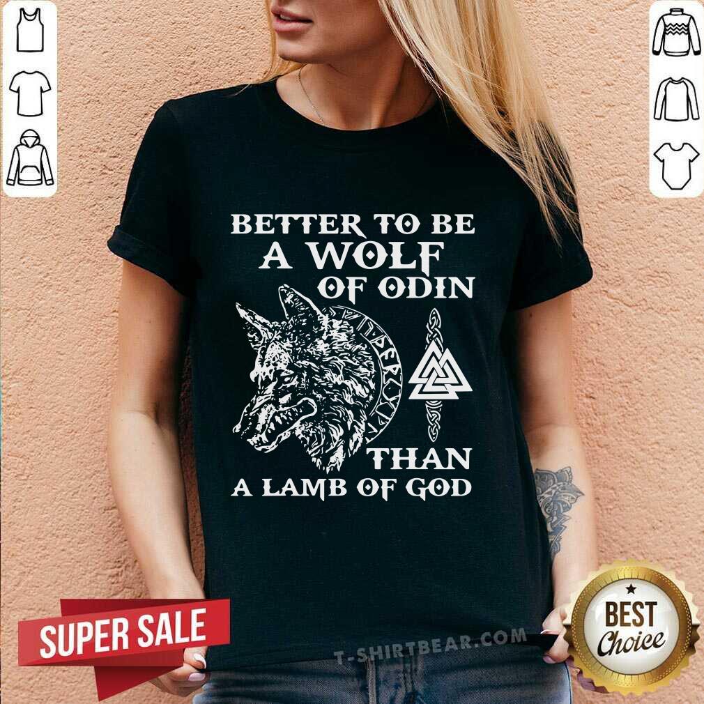 Appalled Better To Be A Wolf Of 4 Odin Than A Lamb Of God Shirt