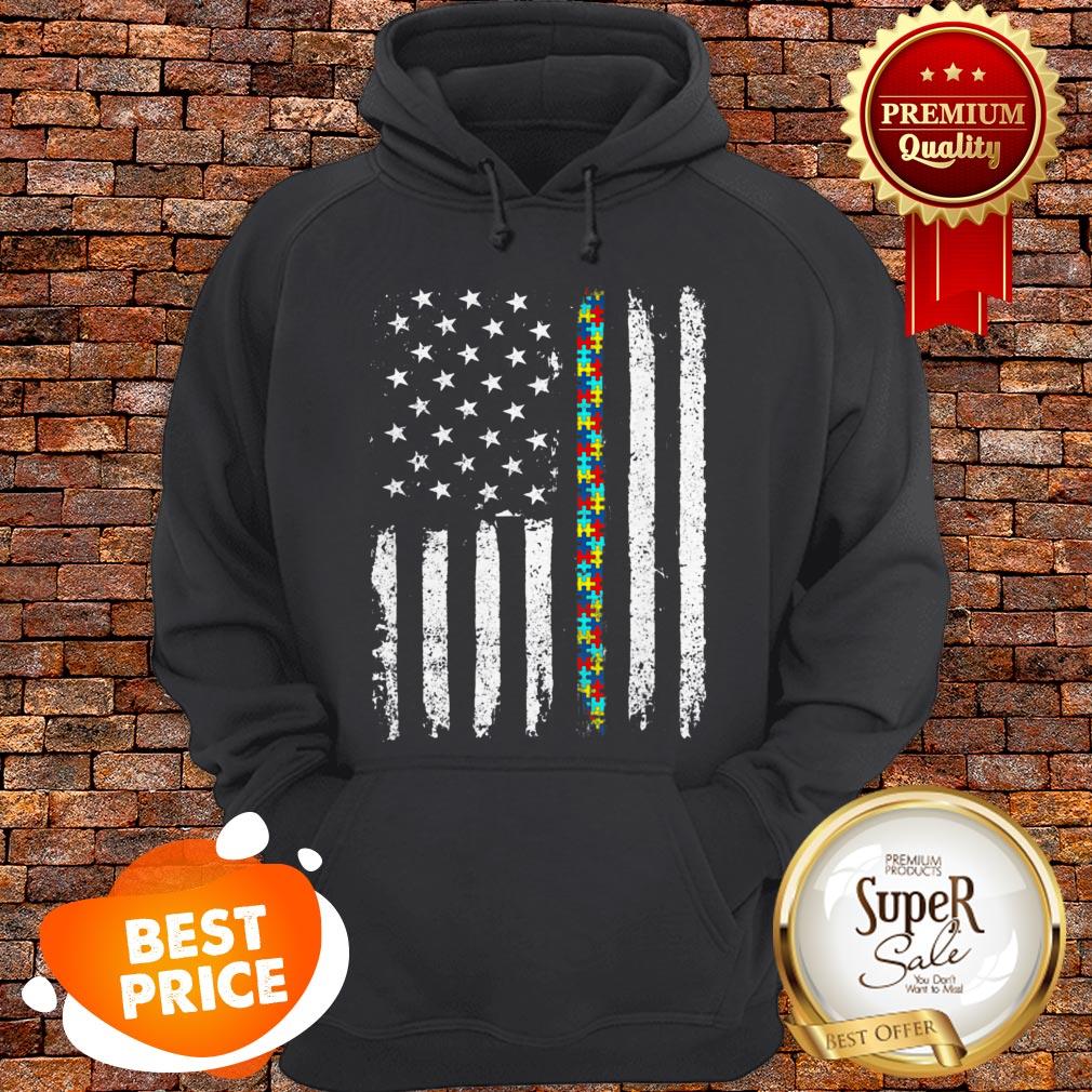 Autism Awarenesss Autism Flag Puzzle Piece Shirt