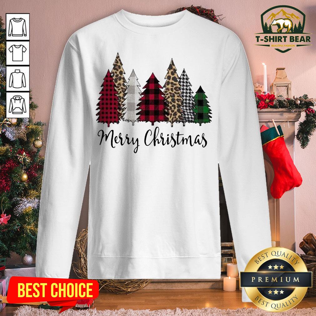 Colorful Merry Christmas Christmas Trees Shirt