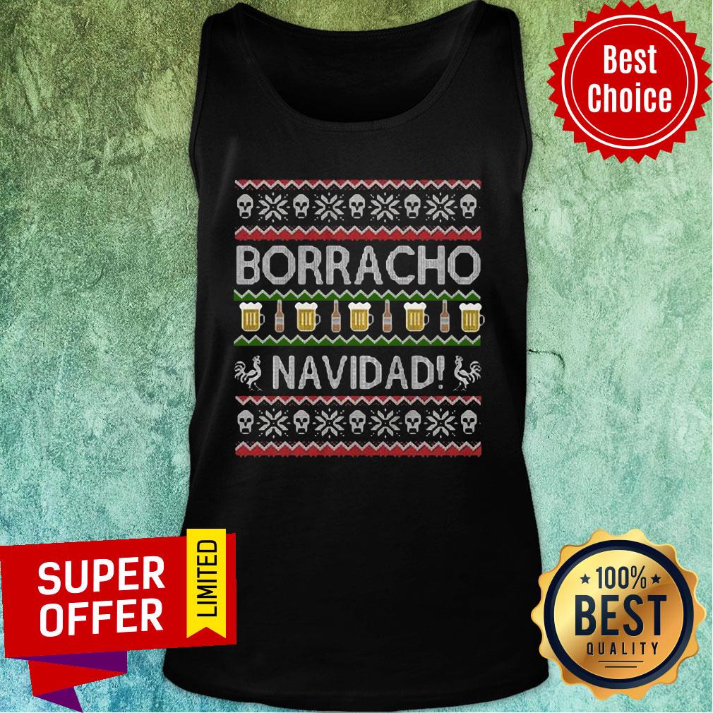 Awesome Borracho Navidad Ugly Christmas Shirt