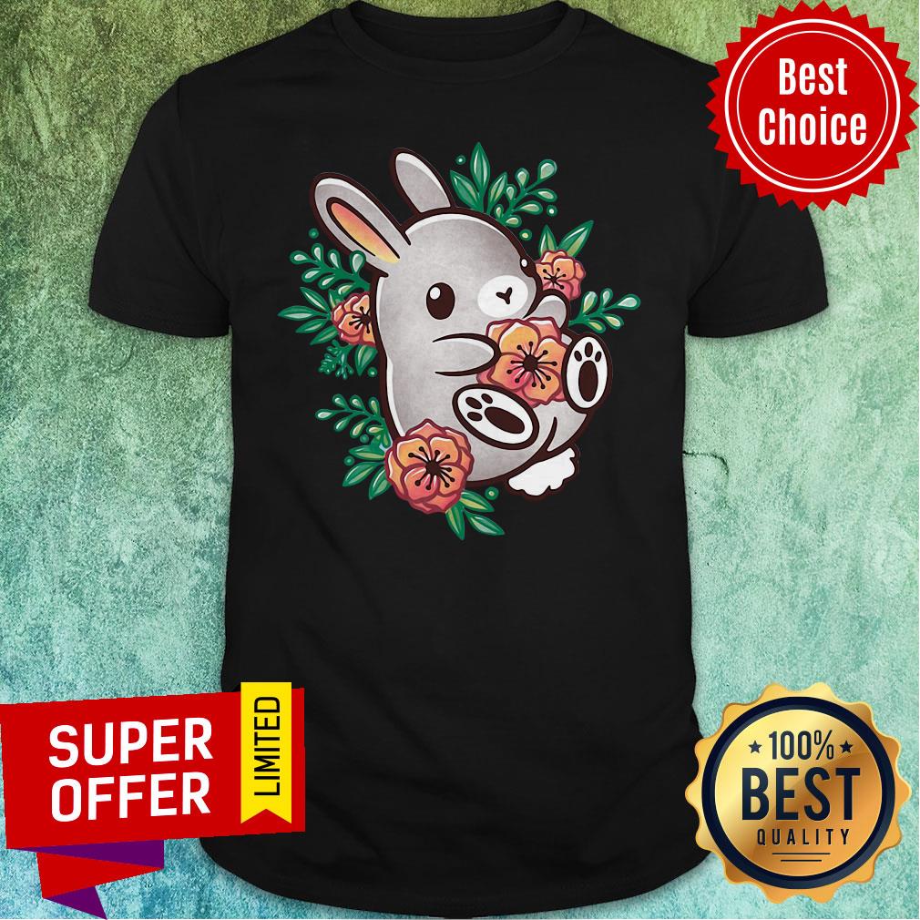 Awesome Floral Cute Bunny Shirt