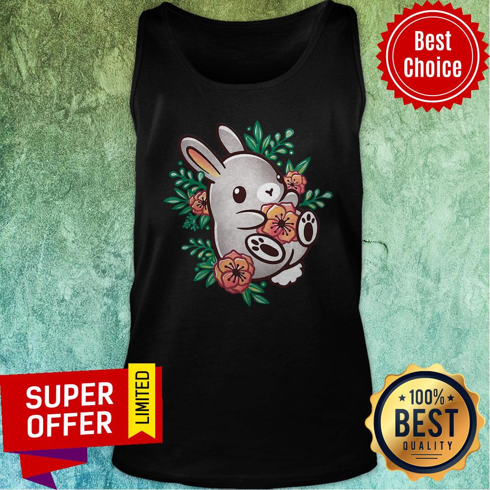 Awesome Floral Cute Bunny Shirt