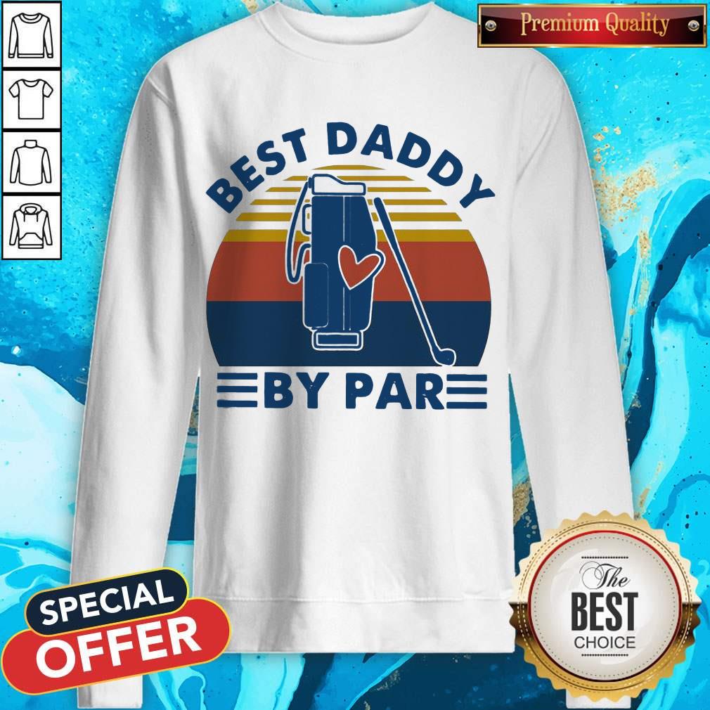 Awesome Golf Best Daddy By Par Vintage Retro Shirt