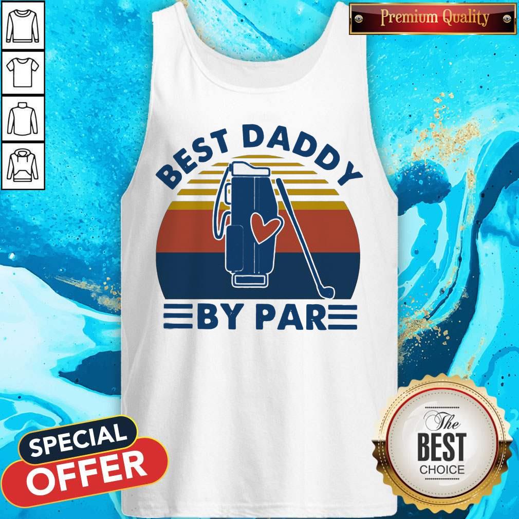 Awesome Golf Best Daddy By Par Vintage Retro Shirt