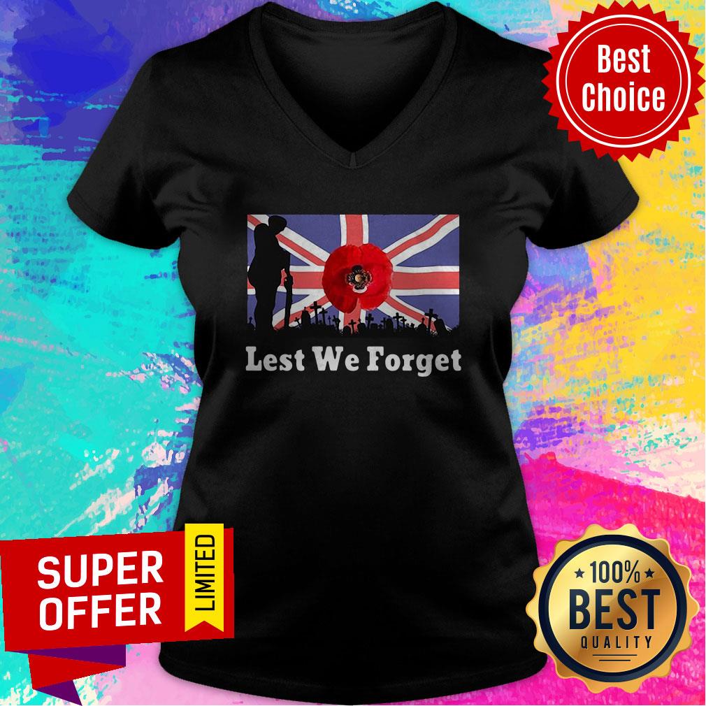 Awesome Lest We Forget Remembrance Day UK Shirt
