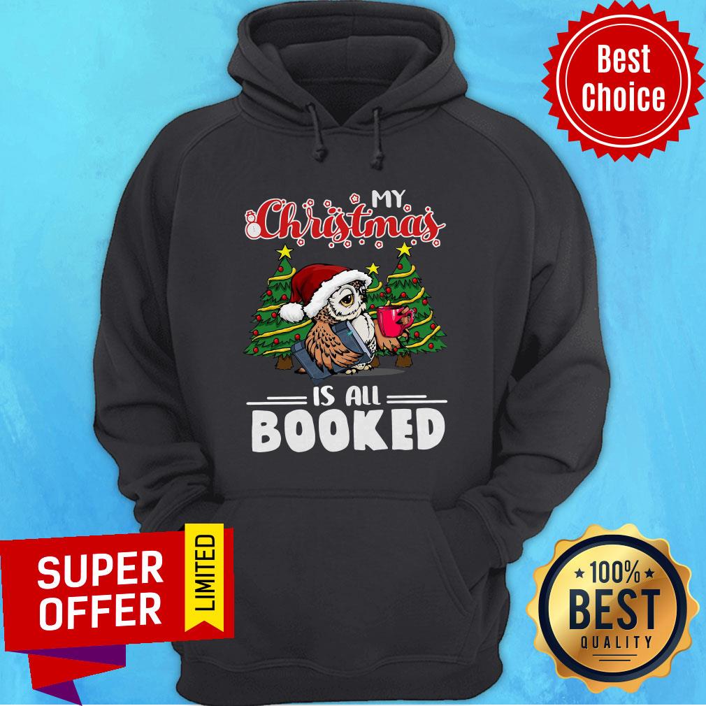 awesome-owl-my-christmas-is-all-booked-hoodie.jpg