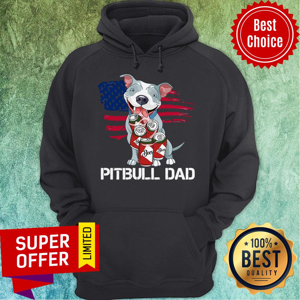 Awesome Pitbull Dad Beer Shirt