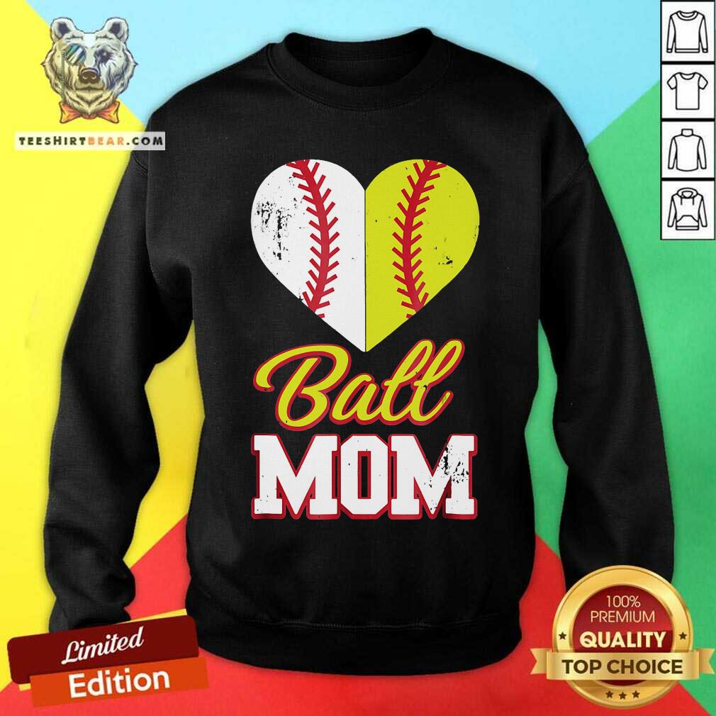 Awesome Softball Baseball Ball Mom Shirt