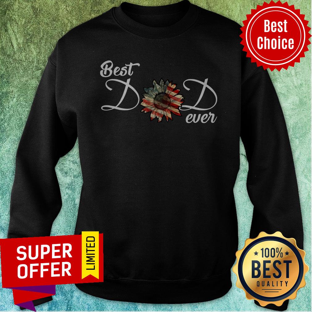 Awesome Sunflower Best Dad Ever Shirt