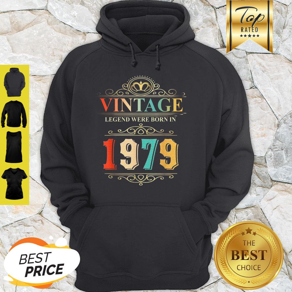Awesome Vintage Legend Were Born In 1979 Shirt