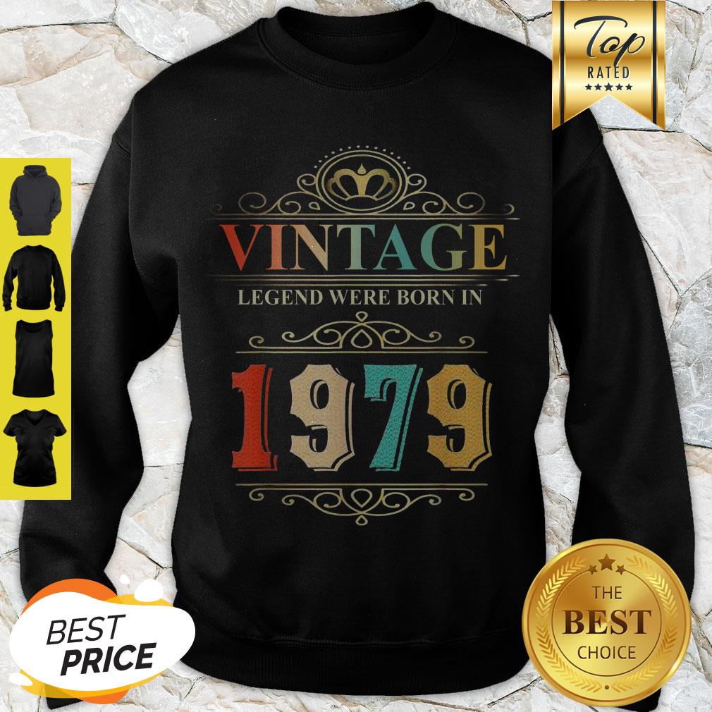 Awesome Vintage Legend Were Born In 1979 Shirt