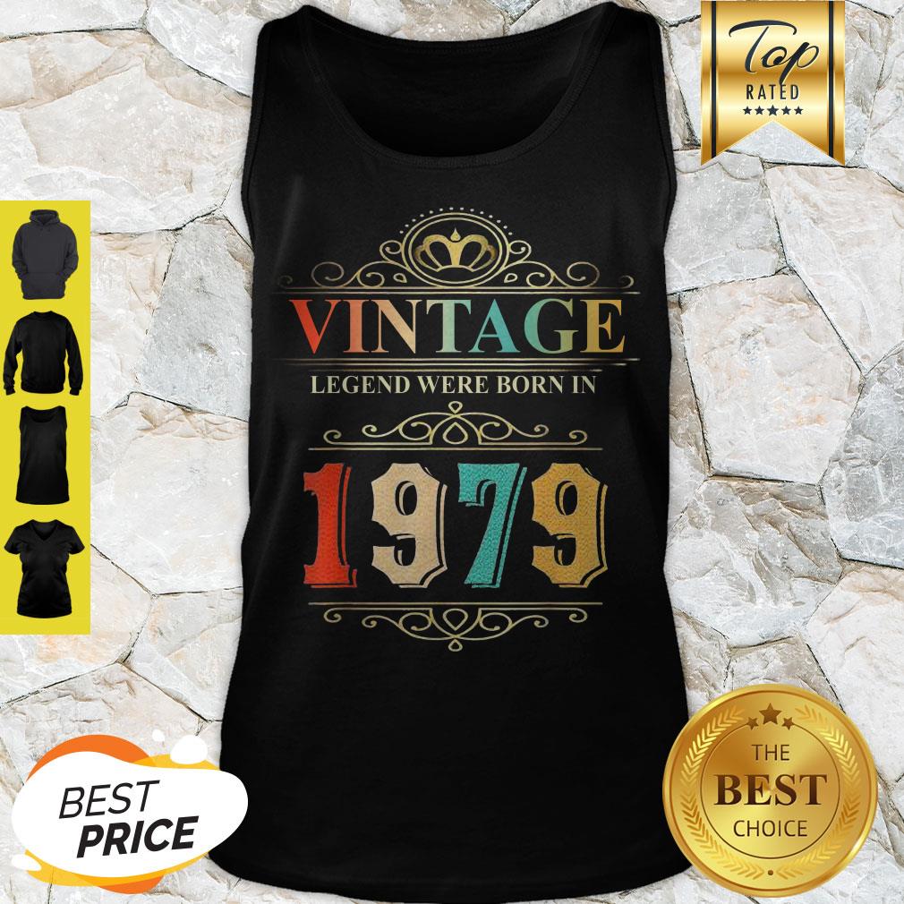 Awesome Vintage Legend Were Born In 1979 Shirt