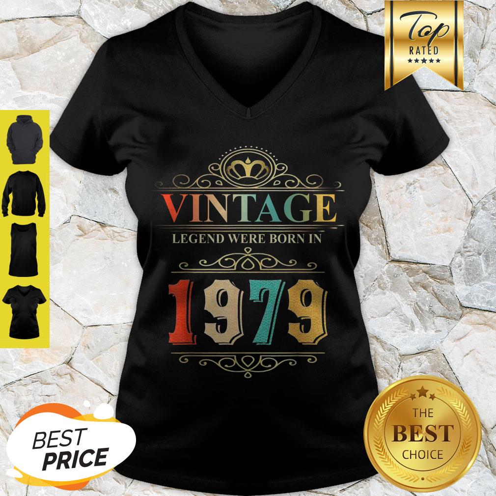 Awesome Vintage Legend Were Born In 1979 Shirt